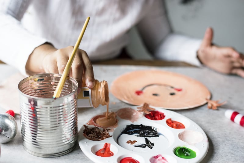 Recycled art activities